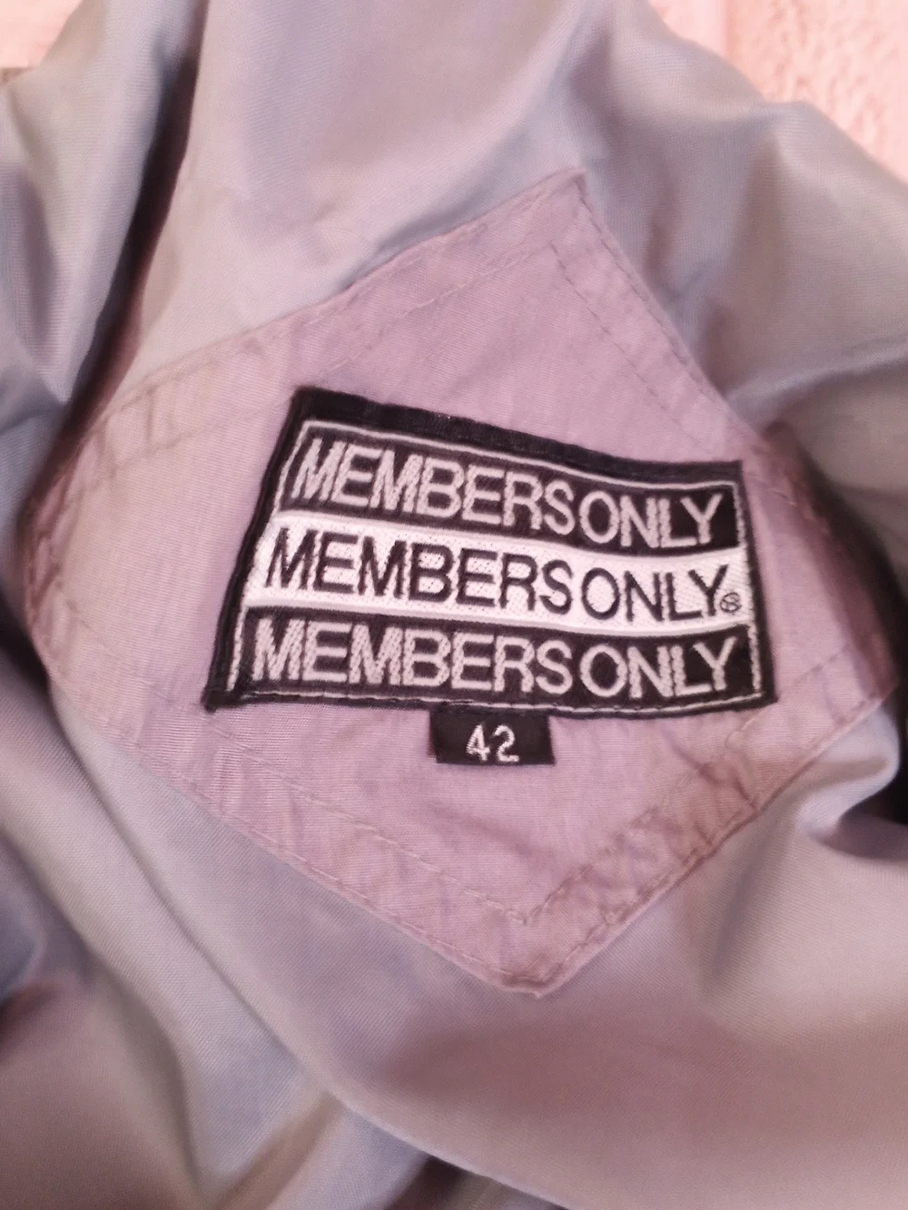 Members Only Light Gray  Lightweight Jacket